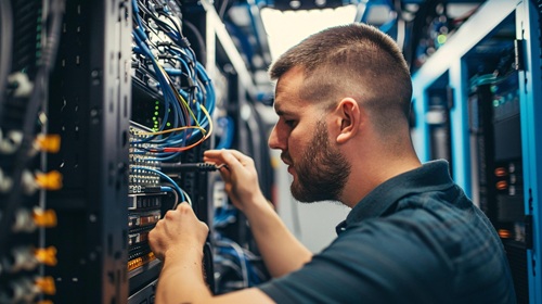 Técnico especialista en mantenimiento de servidores